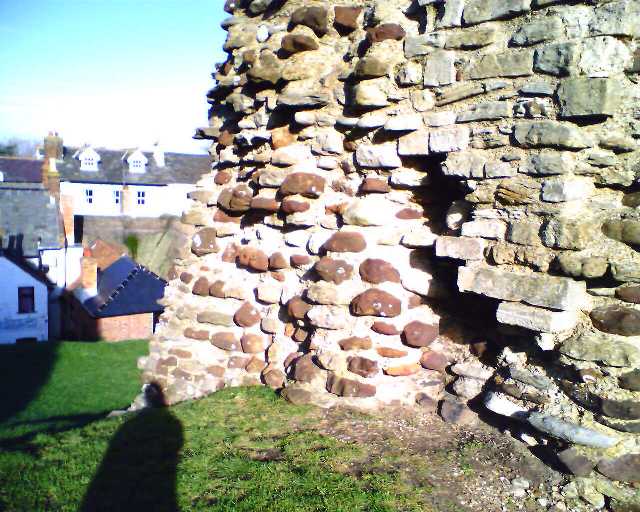 Christchurch Castle Wall