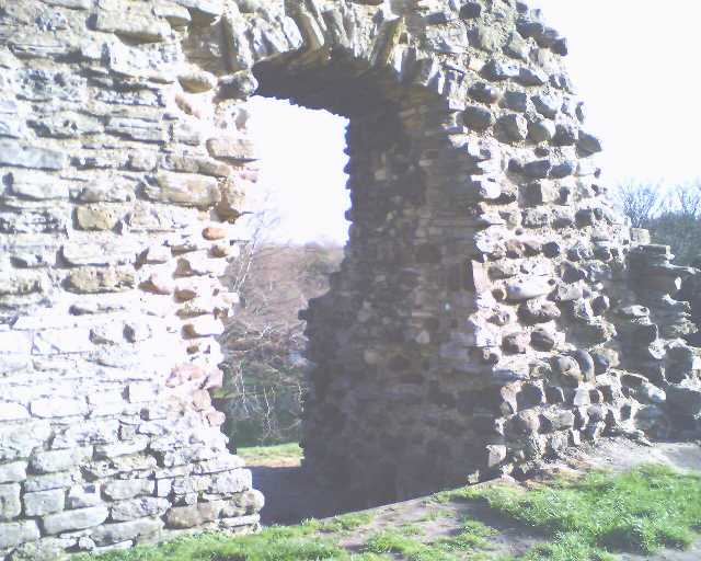 Christchurch Castle entrance