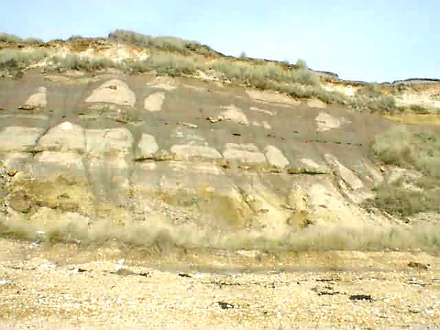 The Strata at the easterly end of Hengistbury Head