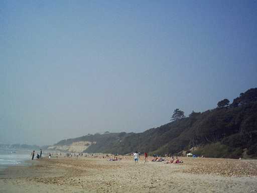 A view down the magnificent beach beneath Steam Point Nature Reserve.